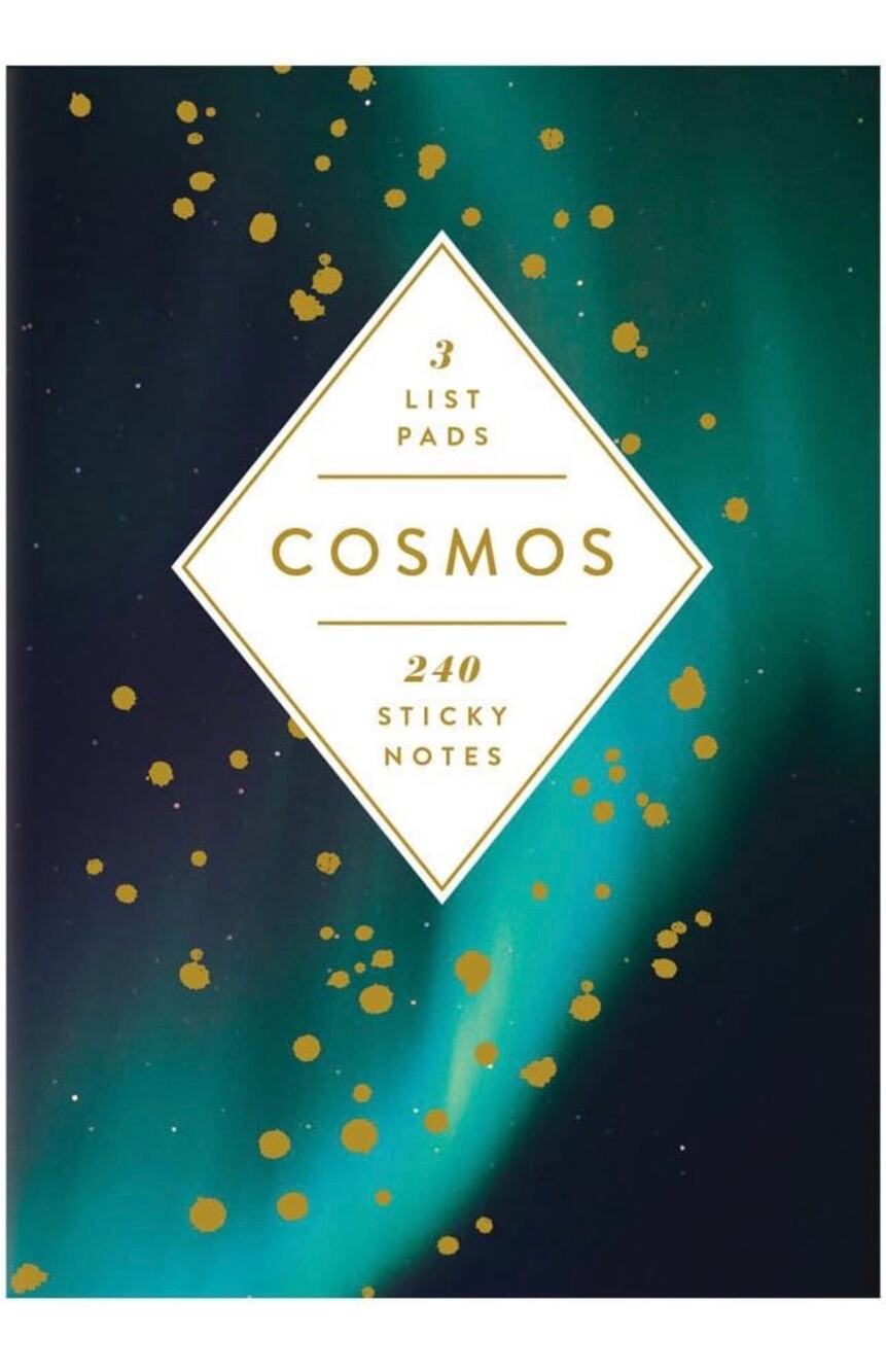 Cosmos sticky notes hardcover book